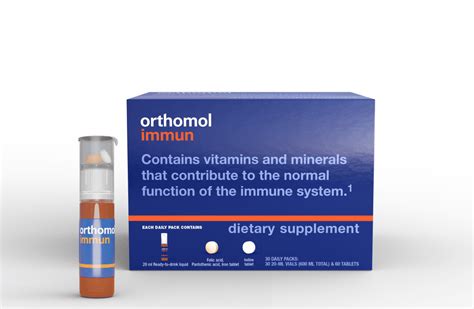 Orthomol Immun Vial, Immune Support。